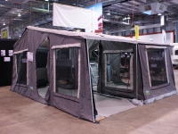 The Camper Tent on the SuperMax On Road Camper Trailer