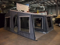 The Camper Tent on the SuperMax On Road Camper Trailer