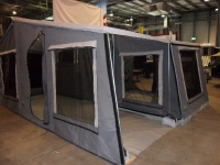 The Camper Tent on the SuperMax On Road Camper Trailer