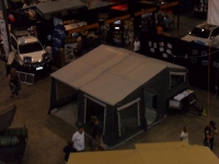 The Camper Tent on the SuperMax On Road Camper Trailer