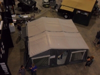 The Camper Tent on the SuperMax On Road Camper Trailer